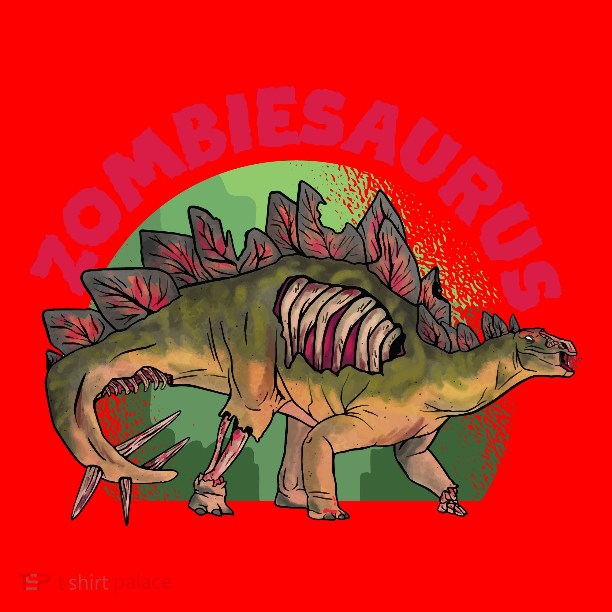 Zombiesaurus Santa Hat