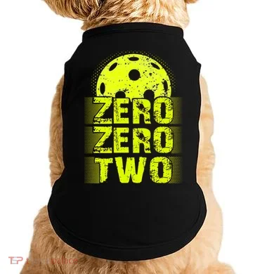Zero Zero Two Pickleball Player Paddleball Doggie Tank