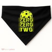 Zero Zero Two Pickleball Player Paddleball USA-Made Doggie Bandana thumb 0