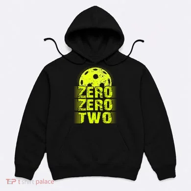 Zero Zero Two Pickleball Player Paddleball Hoodie