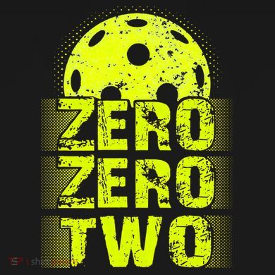Zero Zero Two Pickleball Player Paddleball Long Sleeve Shirt