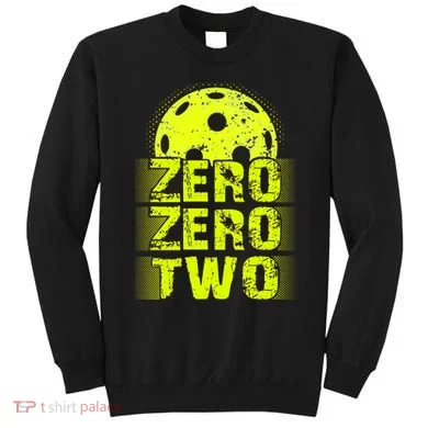 Zero Zero Two Pickleball Player Paddleball Sweatshirt