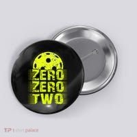 Zero Zero Two Pickleball Player Paddleball Button thumb 0