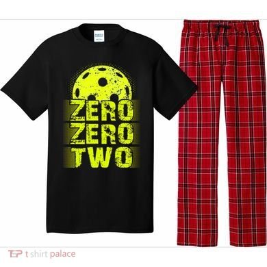 Zero Zero Two Pickleball Player Paddleball Pajama Set