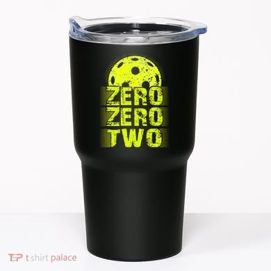 Zero Zero Two Pickleball Player Paddleball Tumbler