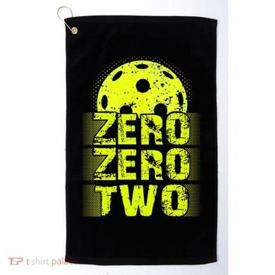 Zero Zero Two Pickleball Player Paddleball Golf Towel