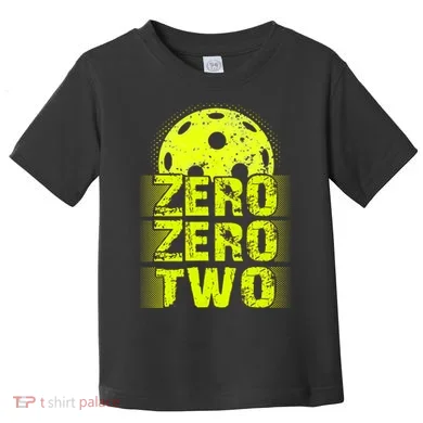 Zero Zero Two Pickleball Player Paddleball Toddler T-Shirt