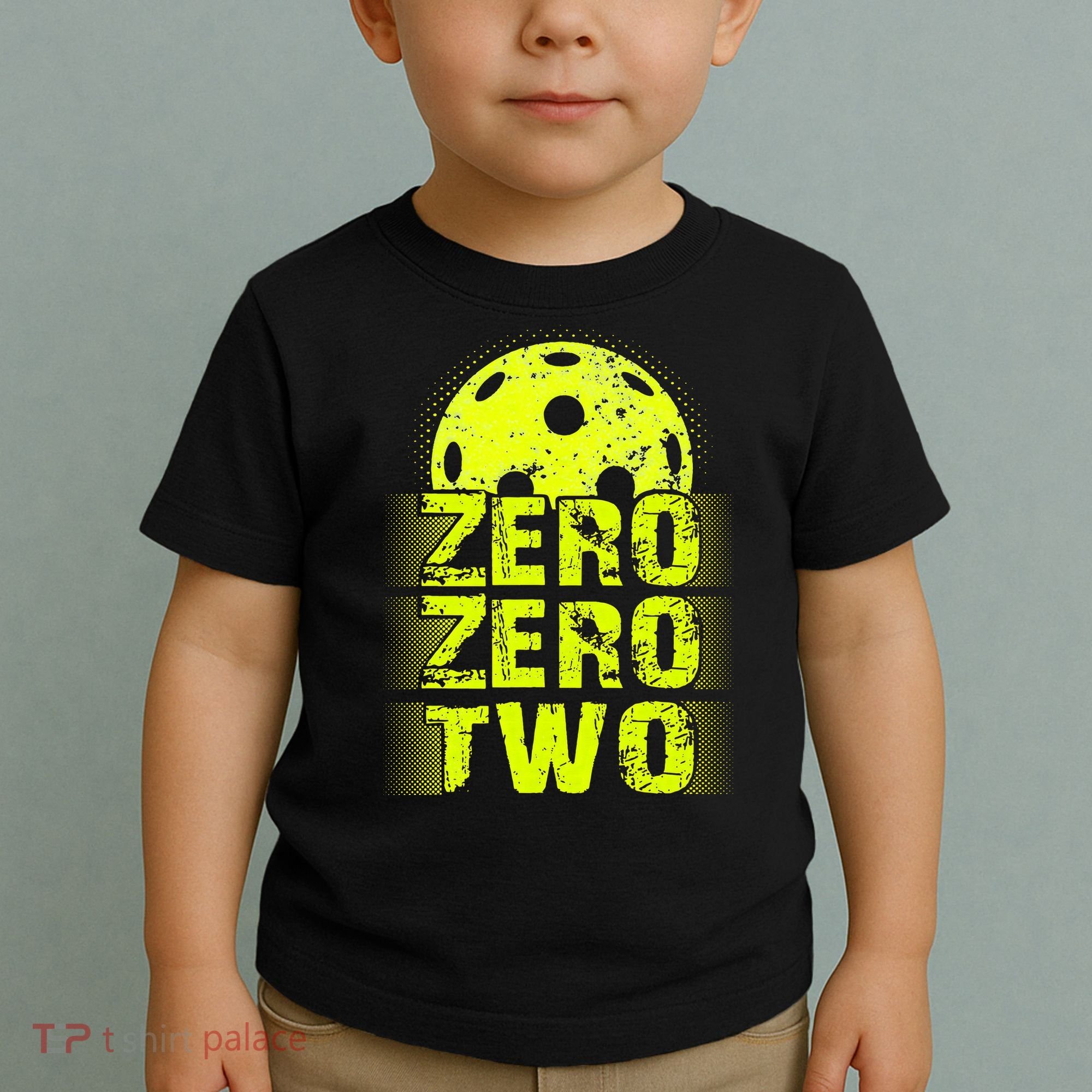 Zero Zero Two Pickleball Player Paddleball Toddler T-Shirt
