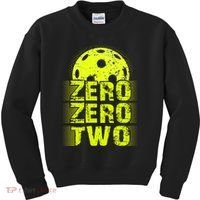 Zero Zero Two Pickleball Player Paddleball Kids Sweatshirt thumb 0