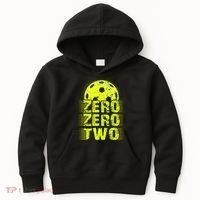 Zero Zero Two Pickleball Player Paddleball Kids Hoodie thumb 0
