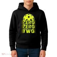 Zero Zero Two Pickleball Player Paddleball Kids Hoodie thumb 4