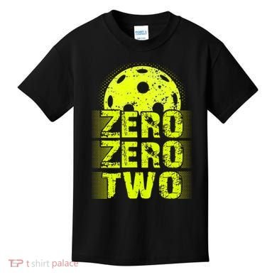 Zero Zero Two Pickleball Player Paddleball Kids T-Shirt