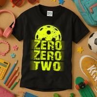 Zero Zero Two Pickleball Player Paddleball Kids T-Shirt thumb 3
