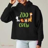 Zoologist Zookeeper Zoo Ladies Heavyweight Boxy Pullover Hoodie thumb 0