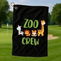 Zoologist Zookeeper Zoo Golf Towel thumb 1