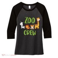 Zoologist Zookeeper Zoo Women's Tri-Blend 3/4-Sleeve Raglan Shirt thumb 0